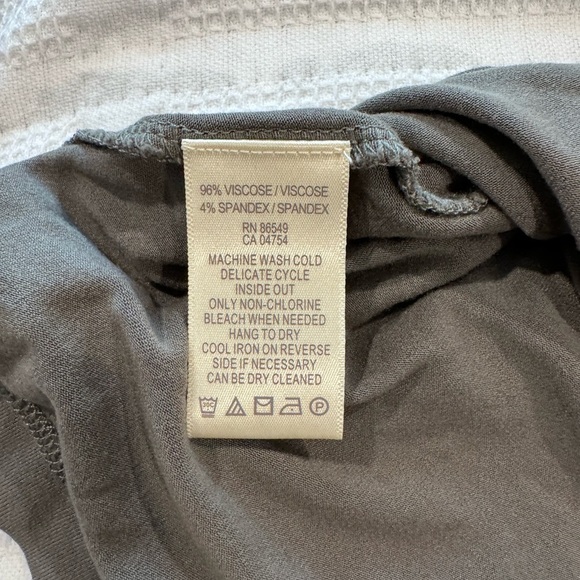 Tommy Bahama Charcoal Twist Front Tank Top - Picture 4 of 4